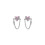 Pink Heart Earring 1