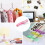 6 Pcs  Sewing Clips, Multipurpose Sewing Clips Multi-Color Quilting Clips Plastic Clips for Fabric Binding Quilting Craf 5