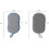 2-Pack Reusable Microfiber Dish Sponge, Double-Sided Scouring Pads, Non-Abrasive Kitchen Scrubber for Pots and Pans 2