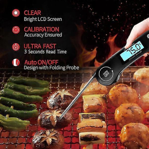 Kitchen thermometer, 3s Instant Read Cooking Thermometer, Mea DXGHC 2