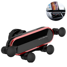 Firm Hold Car Phone Mount, Gravity Slide-In Mechanism, Universal Compatibility, Fits Devices With Thick Cases, Hassle-Fr