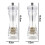 Color pepper mill, prickly ash, coarse salt seasoning, plastic grinder, ceramic grinding core 2