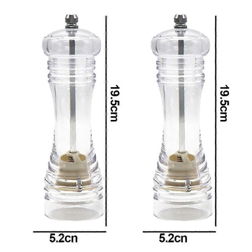 Color pepper mill, prickly ash, coarse salt seasoning, plastic grinder, ceramic grinding core 1