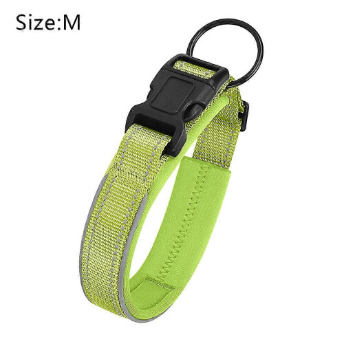 Wear-Resistant Reflective Dog Collar, Adjustable Length Strong Leash D-Ring for Enhanced Safety Pull Feature, Easy-To-We 1