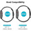Replacement Wristbands, Compatible with Apple Watch Models, Slim Thin Narrow Design Premium Silicone, Easy Installation 4
