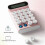Mechanical axis button calculator, battery powered office portable accounting and arithmetic calculator 5