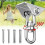 360 Hammock Chair Hanging Ceiling Mount Spring Snap Swivel Hooks Hardware Kit,New 2026 4