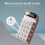 Mechanical axis button calculator, battery powered office portable accounting and arithmetic calculator 2