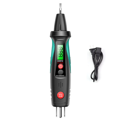Digital Display Socket Circuit Detector Professional Leakage Test Pen for Home Household Wire