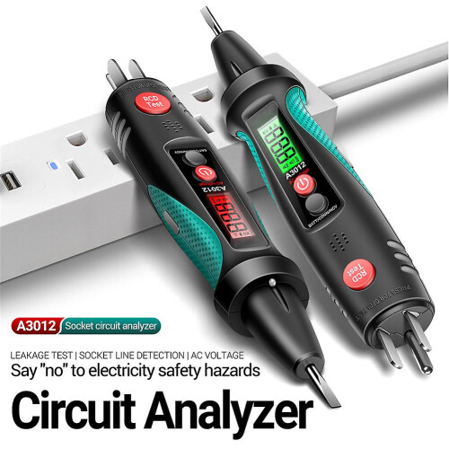 Digital Display Socket Circuit Detector Professional Leakage Test Pen for Home Household Wire 1
