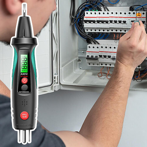 Digital Display Socket Circuit Detector Professional Leakage Test Pen for Home Household Wire 2