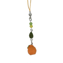 Charming Orange Phone Lanyard Multifunctional Use Adorable Mobile Decorations Suitable for Phones Bags and Keys Decors 2