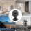 1080p Wireless Magnetic Trailer Hitch Rear View Camera, 32GB Storage, Adjustable 2