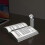 USB Clip Reading Light Folding Book Light Led Reading Light Portable Rechargeable Book Light 6 Brightness Dimmabl White 5
