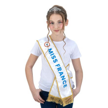 Kit Miss Francia sciarpa e diadema