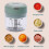 Electric Chopper Garlic Onion Cutter Fruit Meat Multi Chopper With Usb Charging 250ml 4