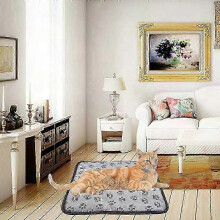 Pet Heating Pad Adjustable Temperature Safe Bed for Cats & Dogs Safety Standard Compliant