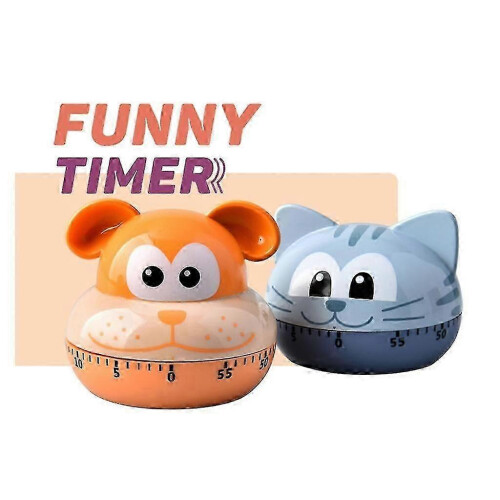 Wecker mit Handaufzug, 60 Minuten, 360 drehbar, Countdown-Timer, Geschenkidee - L 2