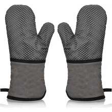 Oven Gloves Heat Resistant Pot Holders BBQ Oven Gloves Grill Gloves Baking Gloves Cooking