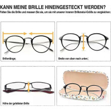 2 stuks brillenetuis met bloemenprint voor dames, draagbaar brillenetui met bloemenprint, stoffen