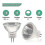 Warmweiße 2700K MR11 GU4 12V Halogenlampen (12er-Pack) 3
