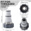 Poolschlauchadapter für Intex 32–38 mm – AQSACOKIYA – 9er-Pack Pooladapter A – Grau 3