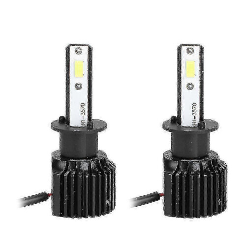 120W 6000K LED Headlight Bulbs, Bright White, Compatible with Universal Car