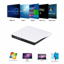 Lector/grabador/grabador de DVD/CD externo USB 3.0 ultradelgado
