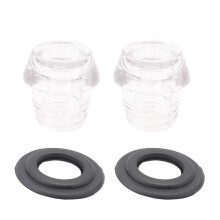 2 juegos de piezas para percolador: tapa y anillo de arandela compatibles con percoladores de café Farberware Yosemite. Filtro de repue