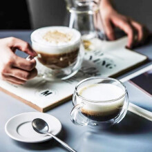 Coffee Cup - ZOOMSKY - Double Wall - Borosilicate Glass - 150ml - 4 pieces