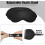 2 Pack Sleep Mask, Silk Eye Mask Side Sleeper Light Blocking Sleeping Mask with 4
