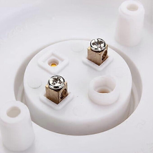 4 Pcs E27 Bulb Socket, E27 Lamp Holders Round Plastic Screw Base Socket, E27 Wall Lamp Holder, Round Screw Light Socket Holde 1