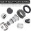 2PCS Pool Hose Adapter, Pool Adapter, Adapter for Intex Pools, Fitting for Pool Hose Ø 32 and 38 mm 3