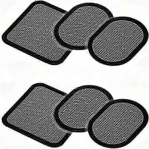 Abs Series 2 Replacement Electrodes: 6-Pack Belt Electrodes for Muscle Toning