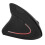 Wireless mouse for left-handed users, ergonomic, wireless, vertical, 800, 1200, 1600 DPI, 6 buttons, optical mouse, black 3