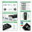 Portable M3 2.4G Wireless Barcode Scanner 1D 2D QR Code Screen Reader Compatible with PDF4 5