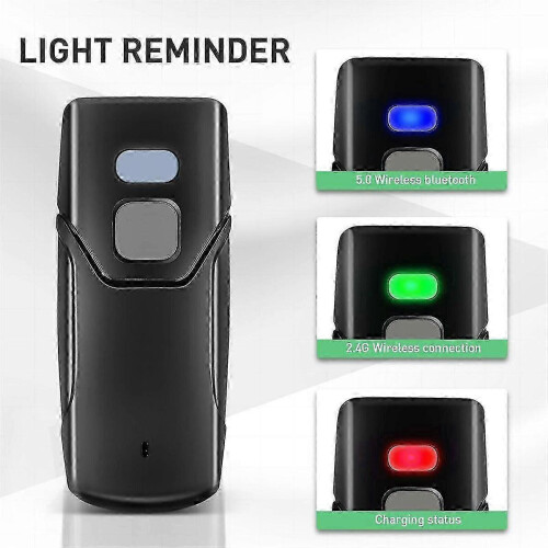 Portable M3 2.4G Wireless Barcode Scanner 1D 2D QR Code Screen Reader Compatible with PDF4 2