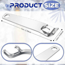 3 Pcs Vial Decapper for 20mm and 13mm Flip Vial Cap Stainless Steel Remover Oral Liquid Pharmacy Seal Opener Crimped Vial Cap