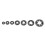 Locking washer - 260PCS - Manganese steel - Black 3