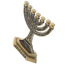 Golden Alloy 7 Branch Candlestick Holders Table Centerpiece for Home Decor
