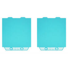 2X BIQU Panda Build Plate CryoGrip Pro Glacier Fine Textures Spring Steel Double Face Texturé pour A1 Imprimante 3D