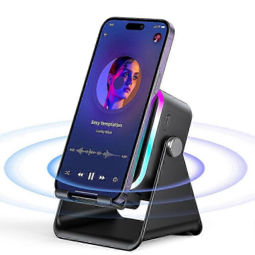 Wireless Induction Bluetooth Audio 5 in 1 Speaker with Phone Stand 2