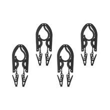 Folding Travel Hanger Foldable Clothes Hanger with Clip Portable Travel Clothes Rack