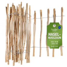 Creative Home Staketenzaun 70cm hoch und 5m lang | Lattenabstand 3-5 cm