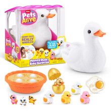 Pets Alive Easter Mommy Duck & Baby Surprise by ZURU, Interactive Hatching Toy with Ducklings, Easter Gift for Girls
