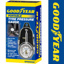 Professional Tyre Pressure Gauge Air Measurement PSI/BAR Release Button Car Bike