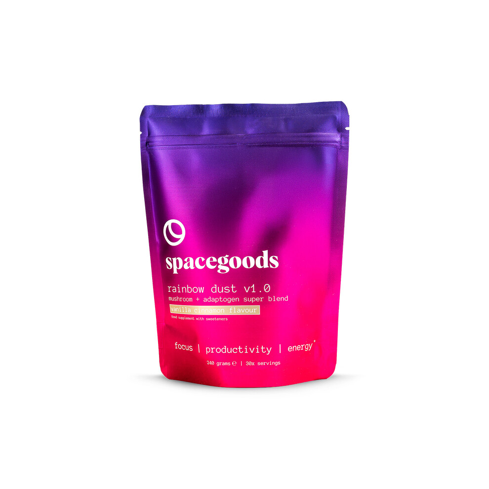 Spacegoods Rainbow Dust Vanilla Cinnamon Superfood Powder 240G - Image 2