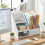 A4 bureau-organizer met vakken – wit MDF 1