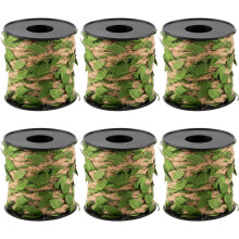 6Pcs Green Jute Leaf Twine, 10m Vine Leaves Burlap Rope for Crafts