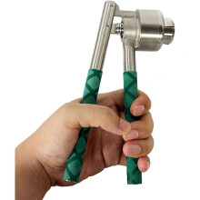 Engarzadora de Viales Abatibles de 13 mm - Selladora Manual para Tapas de Plástico y Aluminio de 13 mm